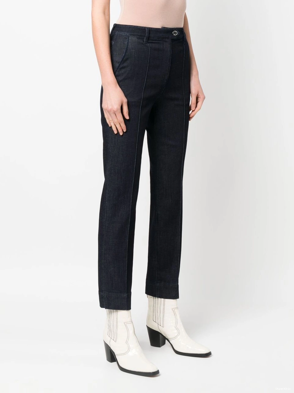 Cheap logo-patch Love jeans Moschino cropped Women 0402